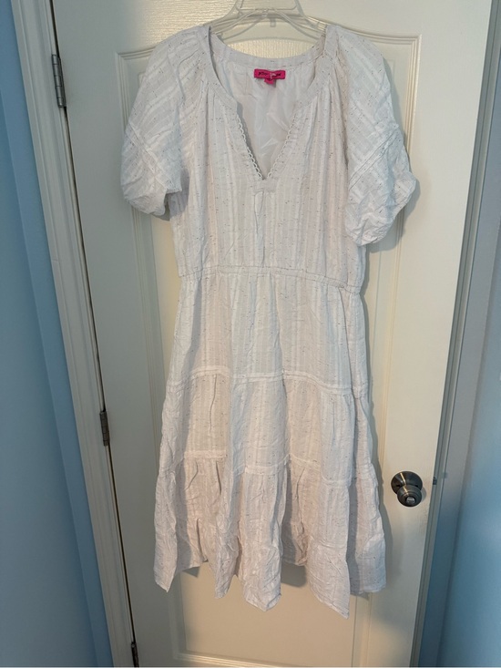 Betsey Johnson Dresses & Skirts - Betsey Johnson White Eyelet Maxi Dress